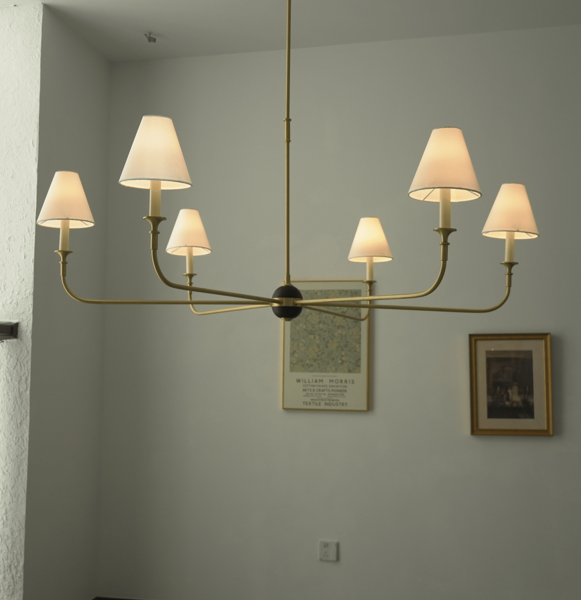 Aurelian Span Fabric Chandelier