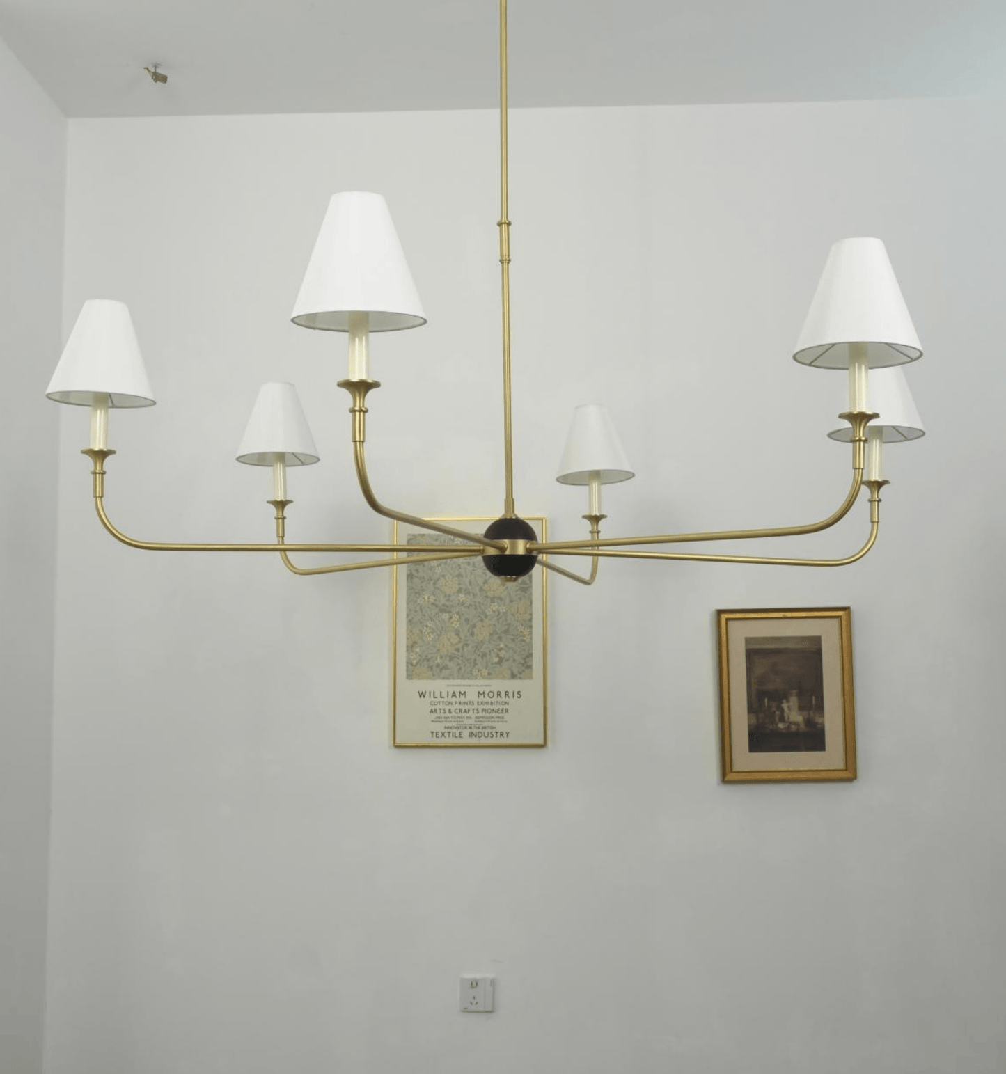 Aurelian Span Fabric Chandelier