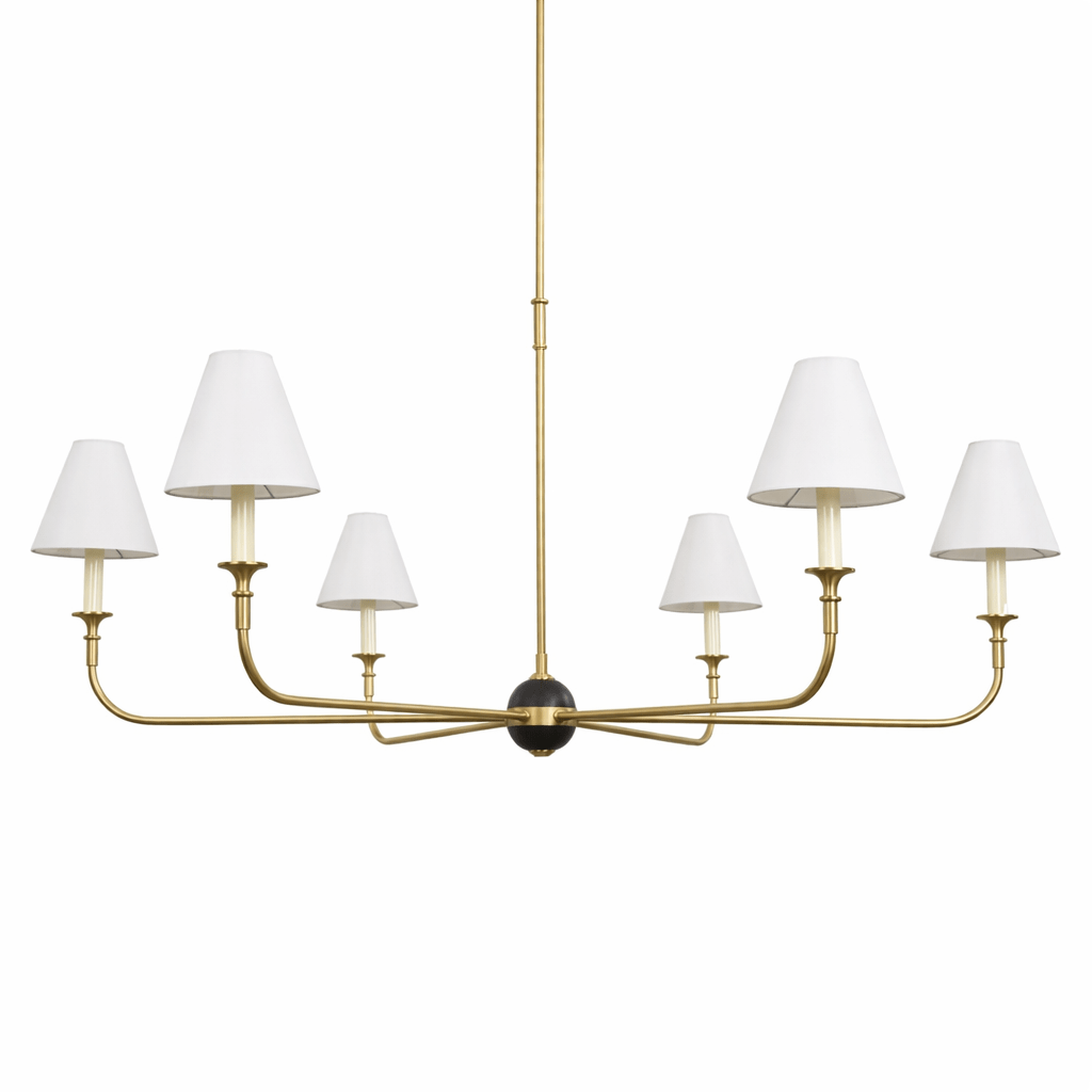 Aurelian Span Fabric Chandelier