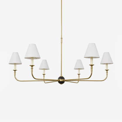 Aurelian Span Fabric Chandelier