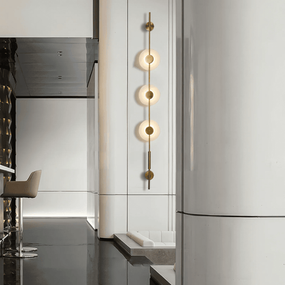 Alabaster Vertical Wall Sconce