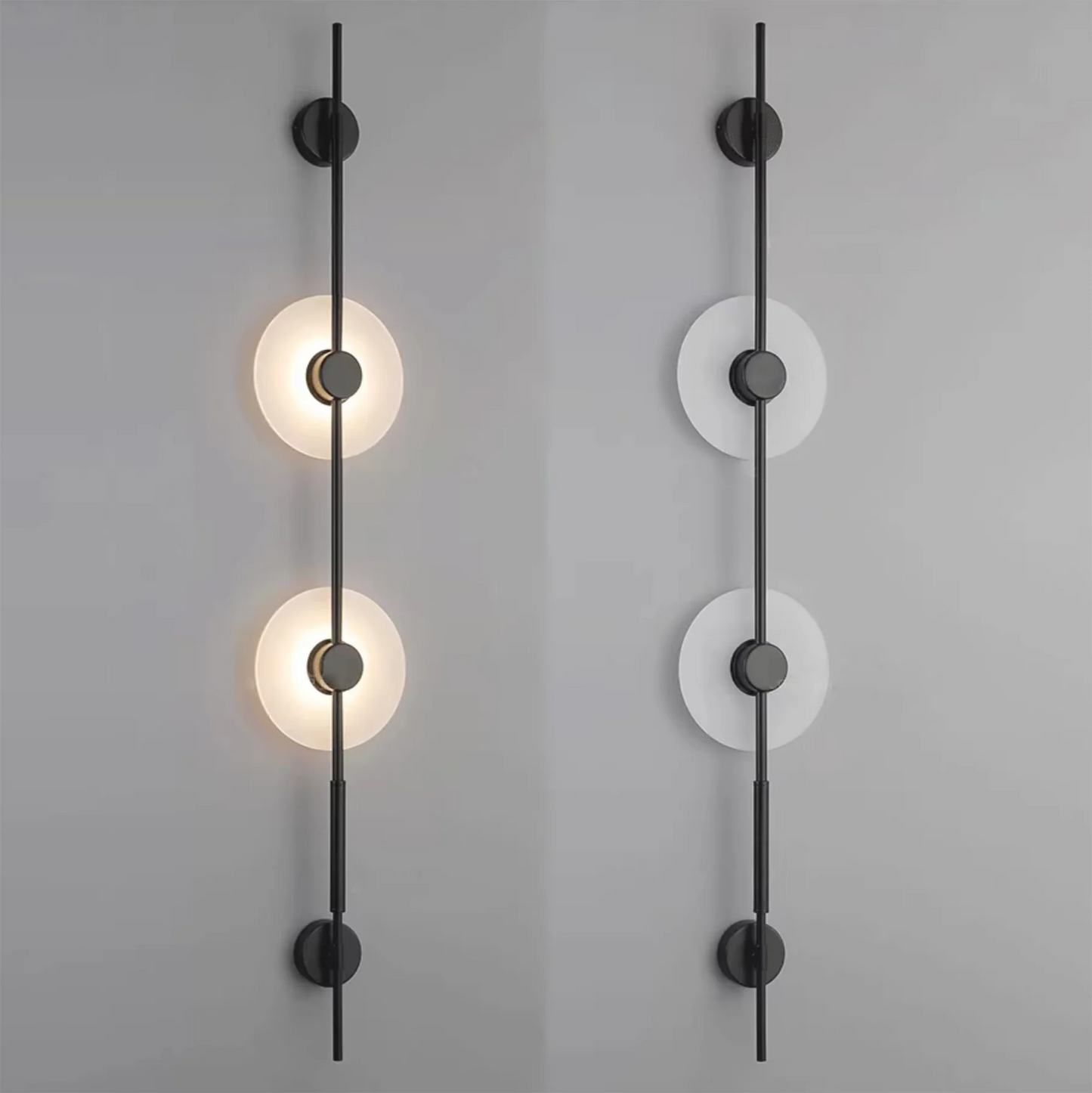 Alabaster Vertical Wall Sconce