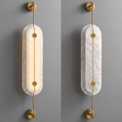 Solvane Alabaster Wall Sconce