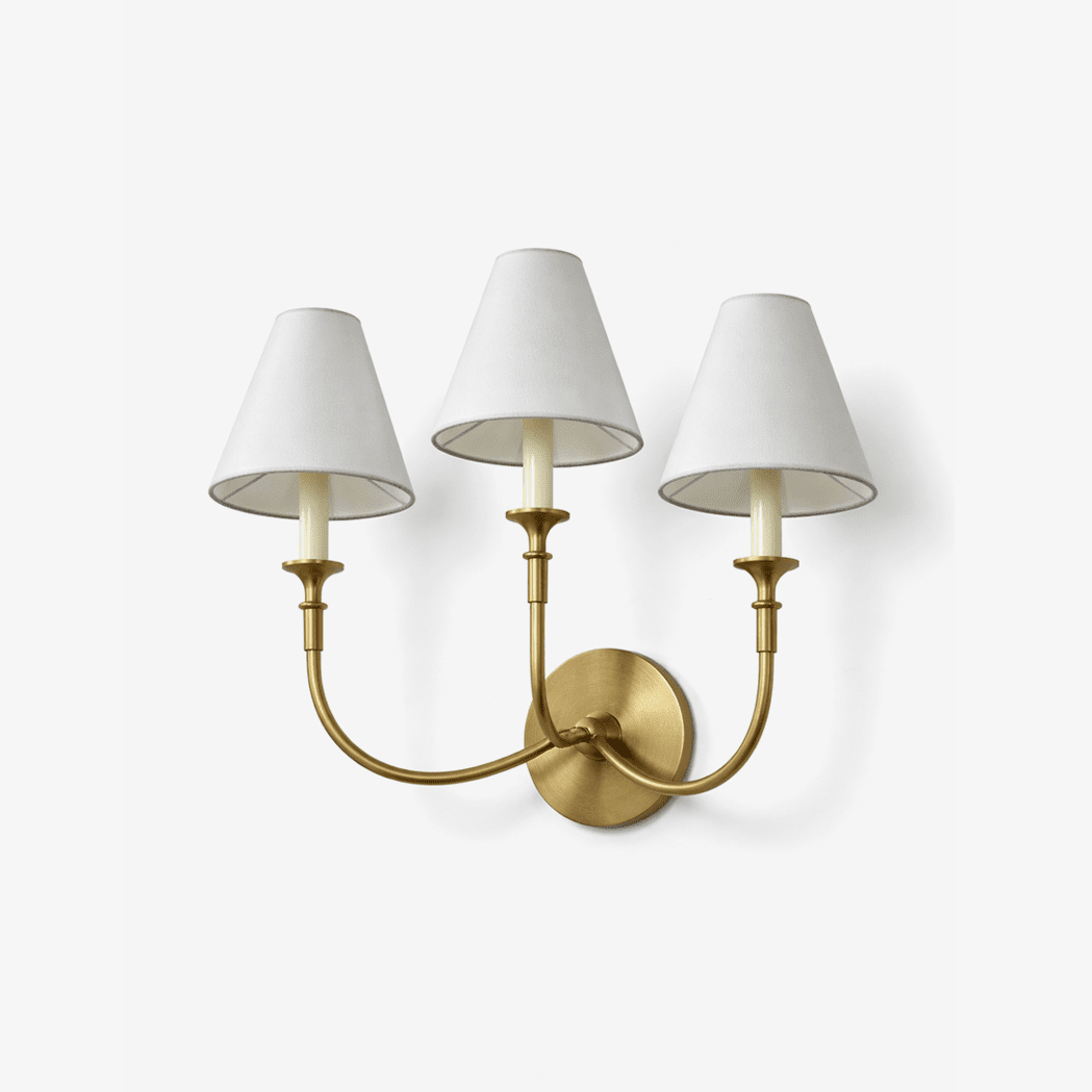 Lydia Three-Light Wall Sconce