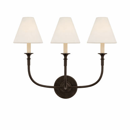 Lydia Three-Light Wall Sconce