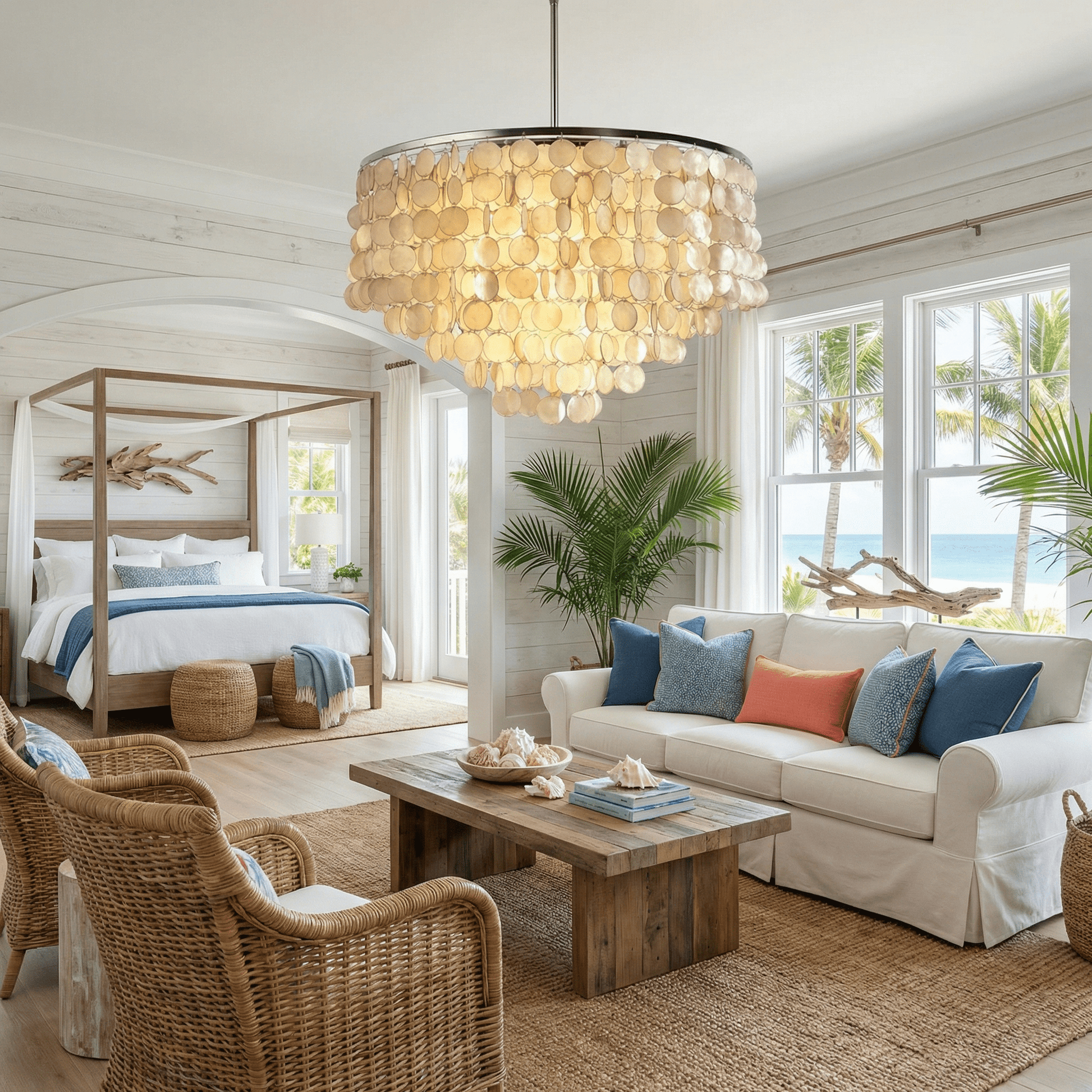 Oceana Shell chandelier