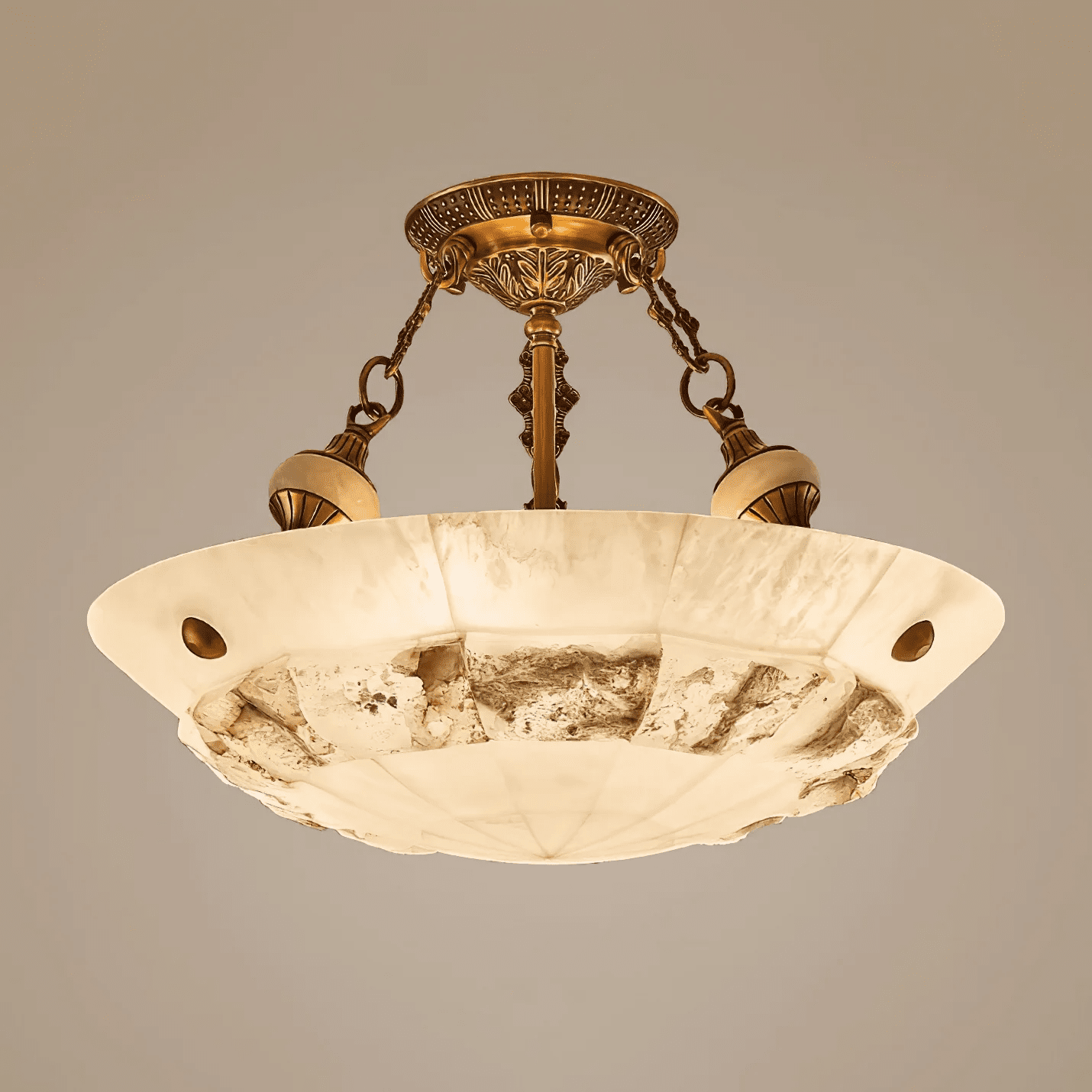 Aureon Alabaster Ceiling Light