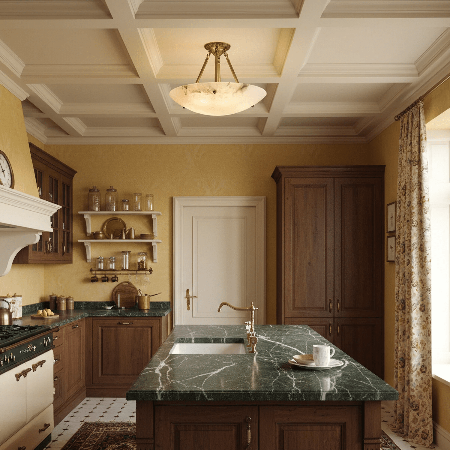 Calyra Alabaster Ceiling Light
