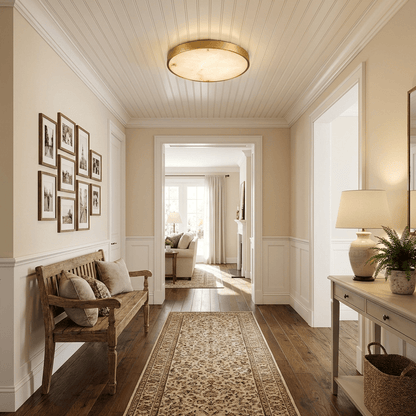 Calista Alabaster Ceiling Light