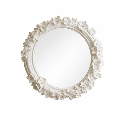 Floral Carve Vanity Mirror
