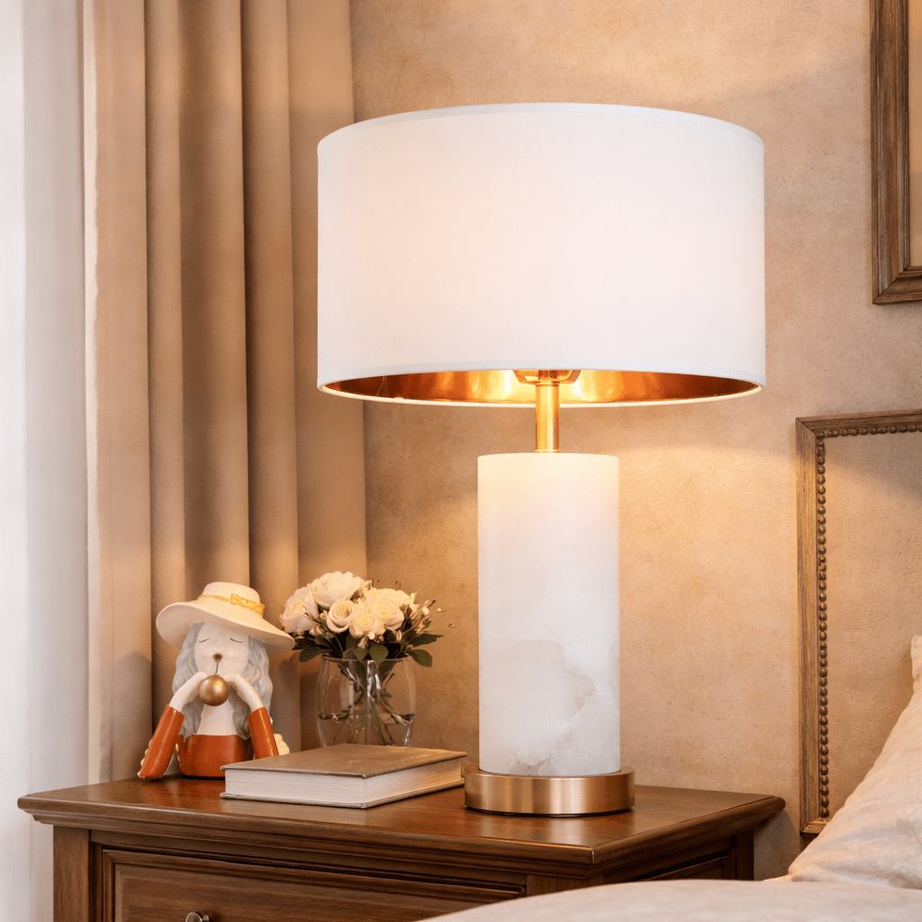 Lineham Alabaster Table Lamp