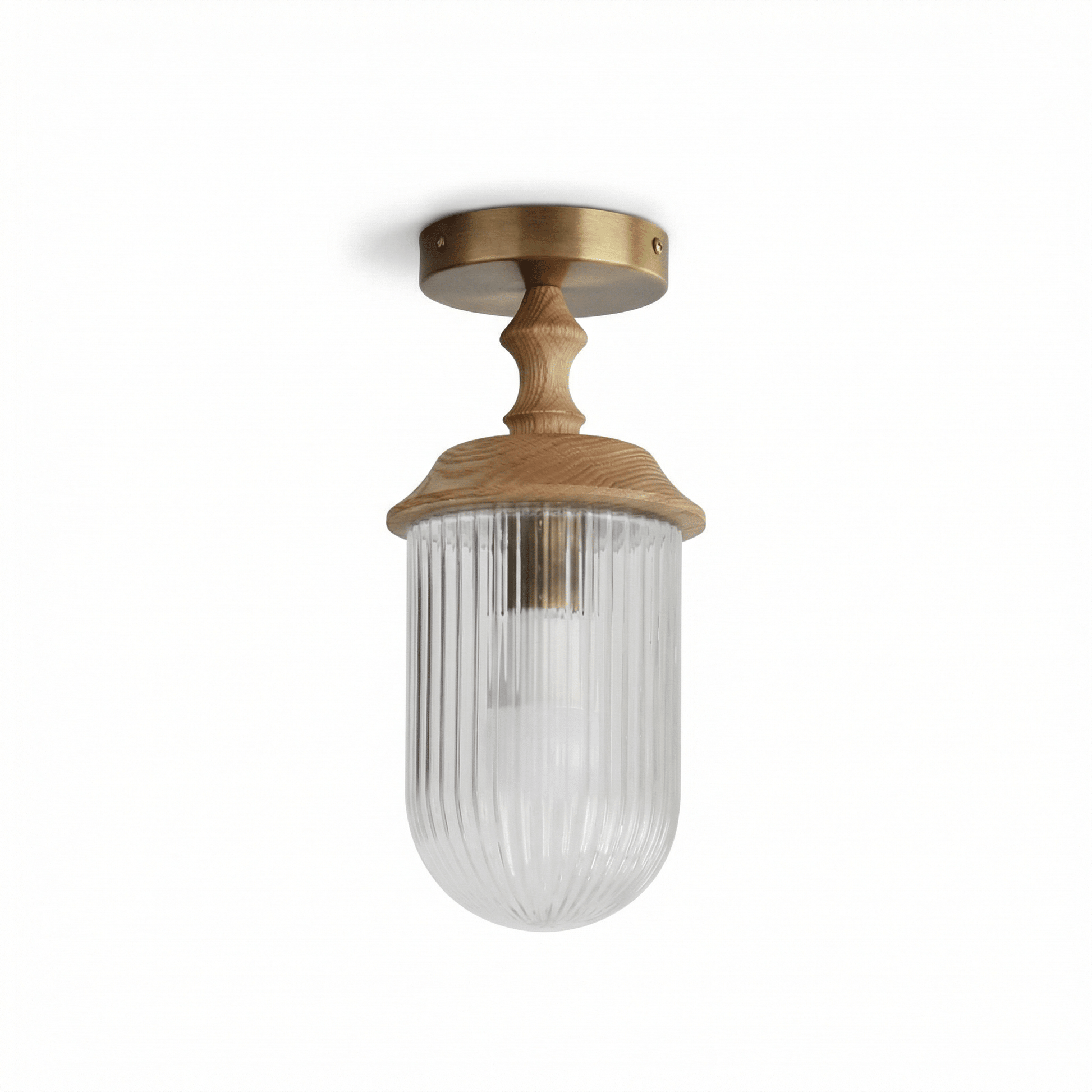 Sylvan Wood Rim Ceiling Lamp