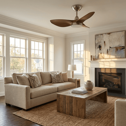 Mistral Aerodynamic Ceiling Fan Light