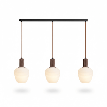 Elowen Fluted Opal Pendant Lamp