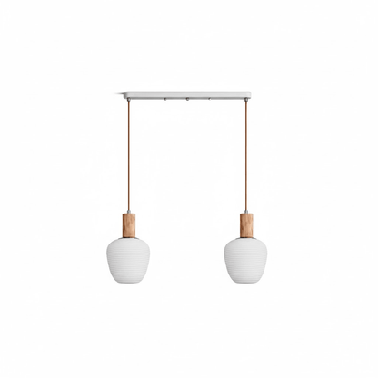 Elowen Fluted Opal Pendant Lamp