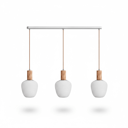 Elowen Fluted Opal Pendant Lamp