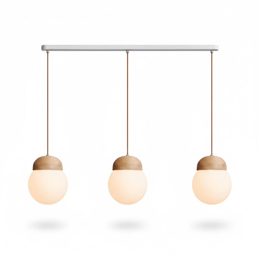 Elowen Fluted Opal Pendant Lamp