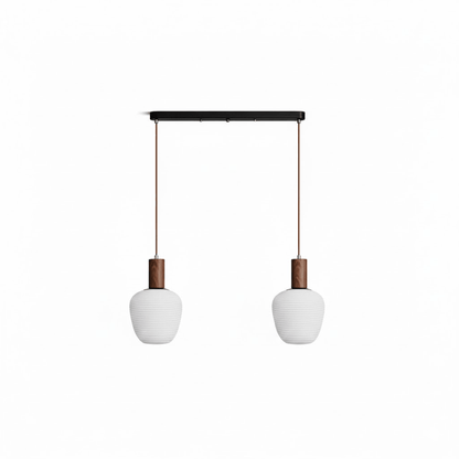 Elowen Fluted Opal Pendant Lamp