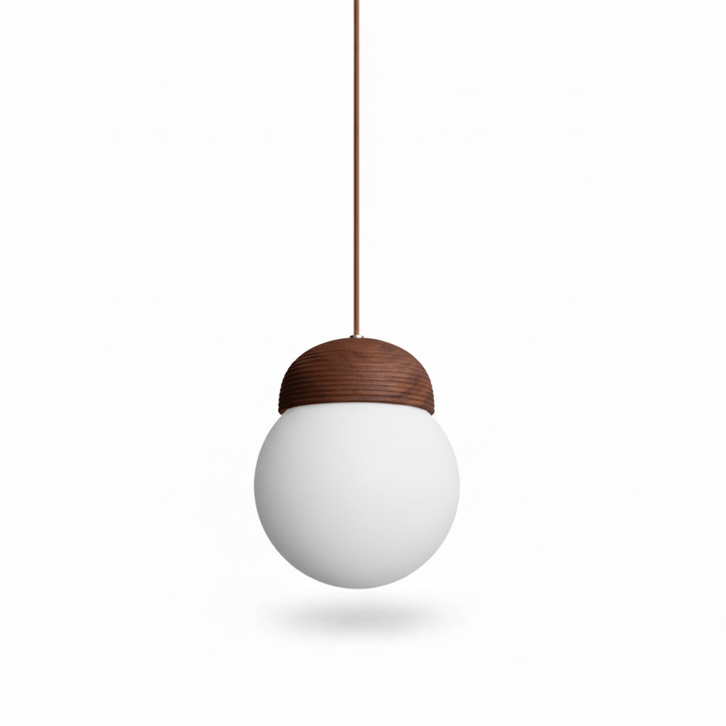 Elowen Fluted Opal Pendant Lamp