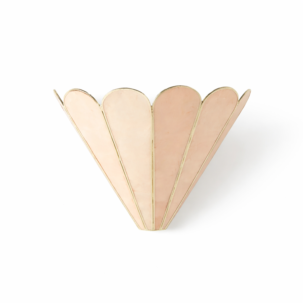 Mica Shell Petal Wall Lamp