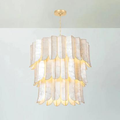 Cascara Shell Chandelier