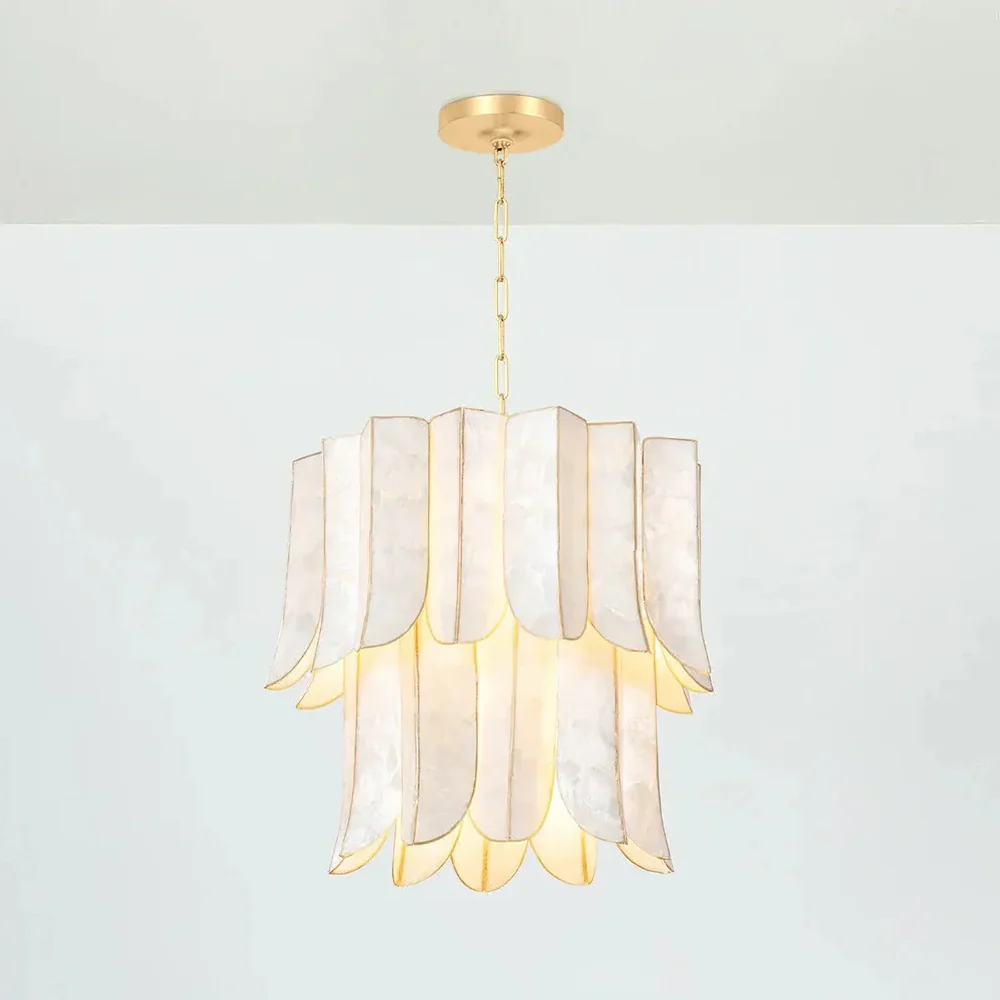 Cascara Shell Chandelier