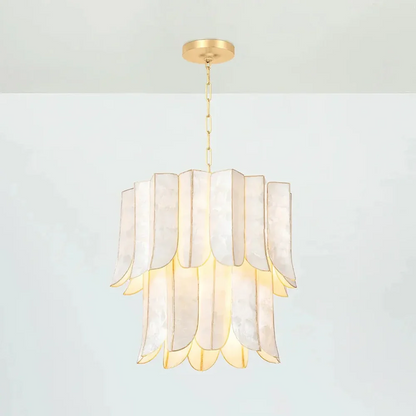 Cascara Shell Chandelier