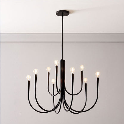 Swoop Arm Chandelier