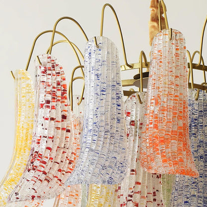 Venini Glass Chandelier