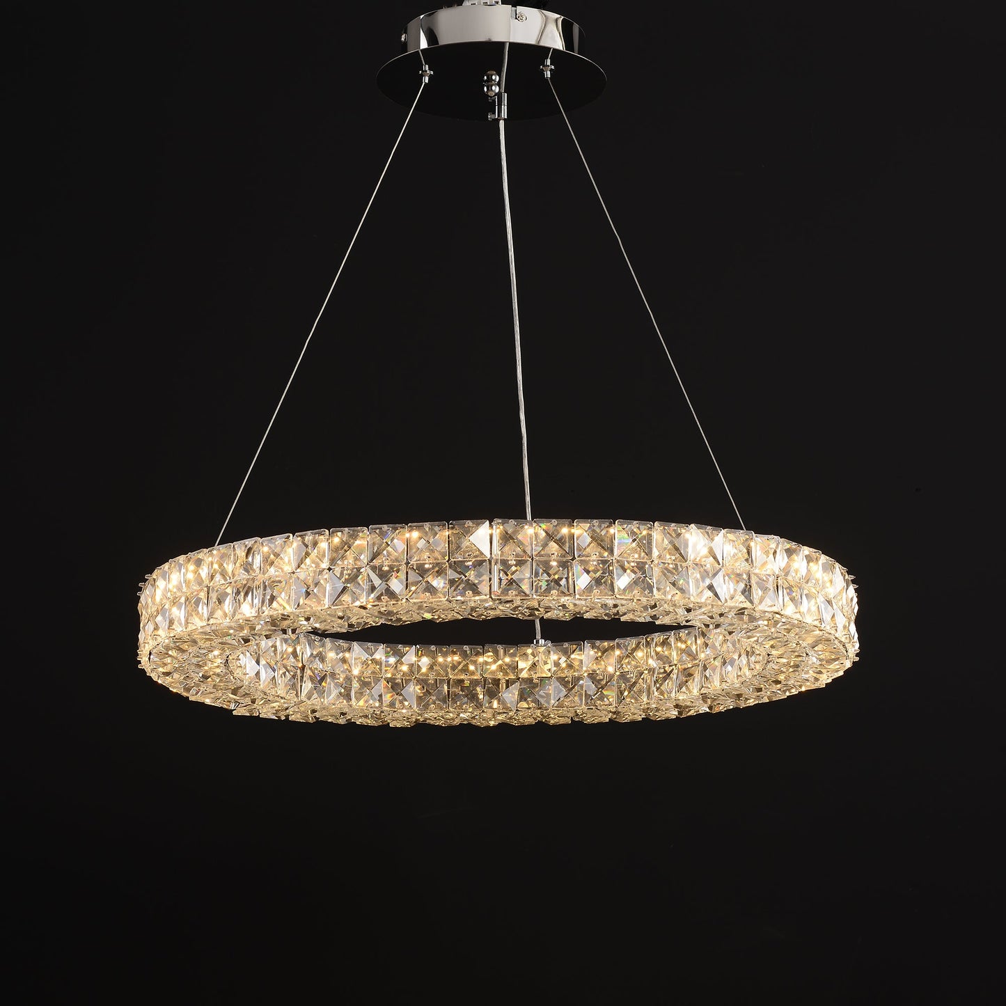 Asscher Ring Chandelier