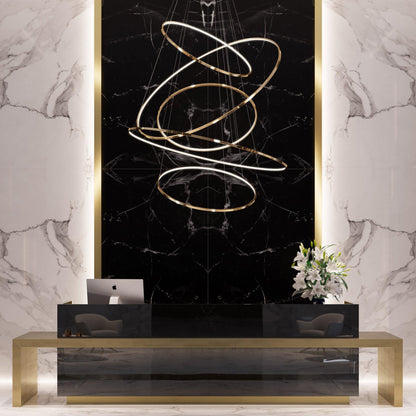 Lohja Gold Chandelier