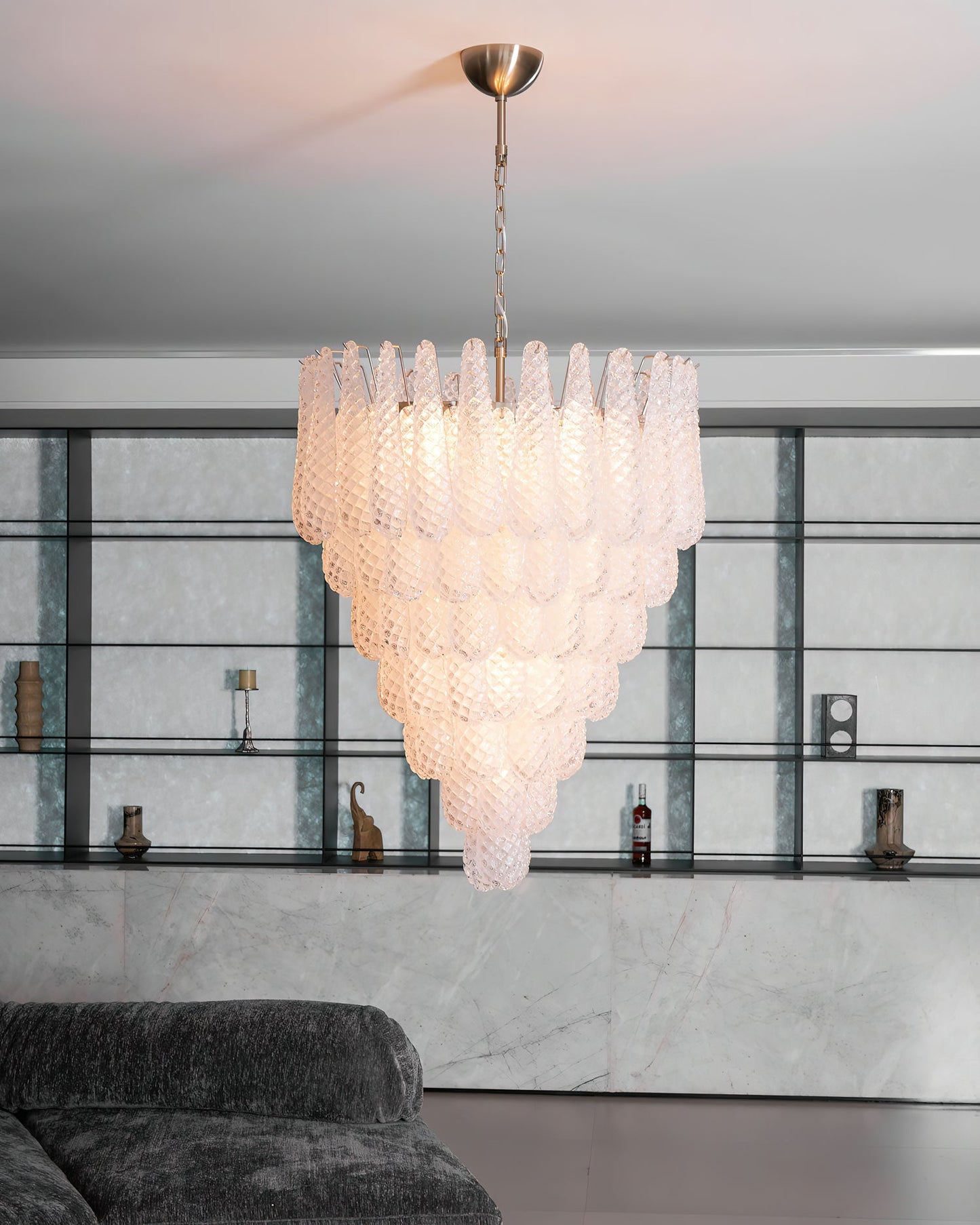 Graniglia Glass Chandelier
