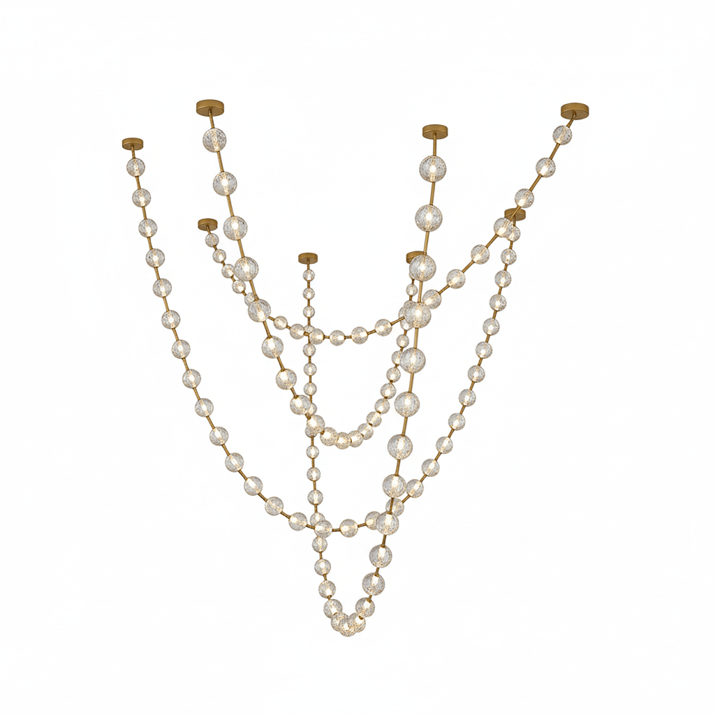 Strand Necklace Chandelier