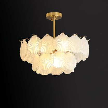 Shell Glass chandelier