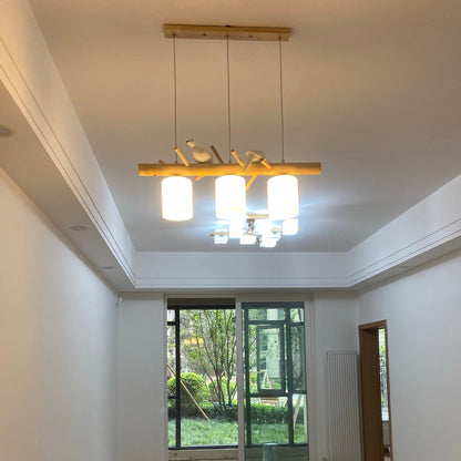 Birdy Wooden Pendant Lamp