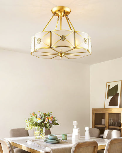 Lumalin Glass Ceiling Light