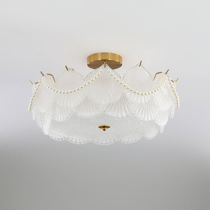 Shell Glass Chandeliers