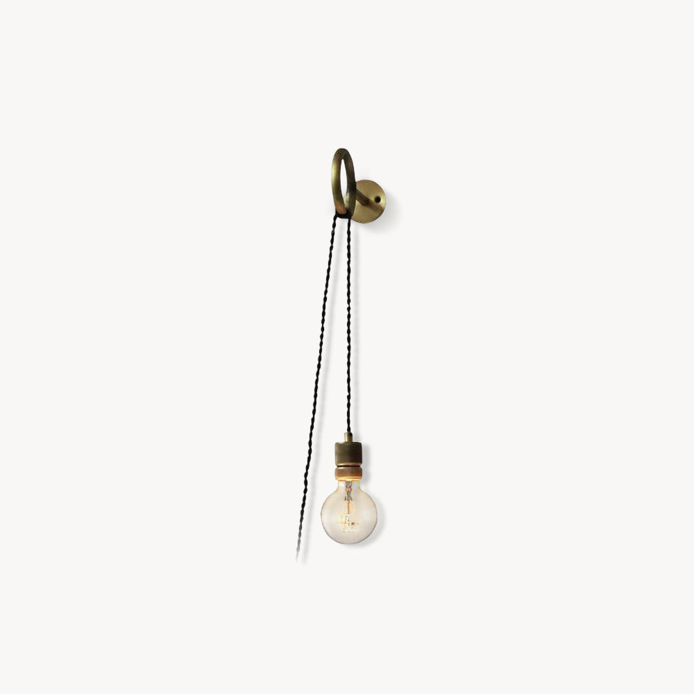 Loop Minimalist Wall Light With Wall Socket