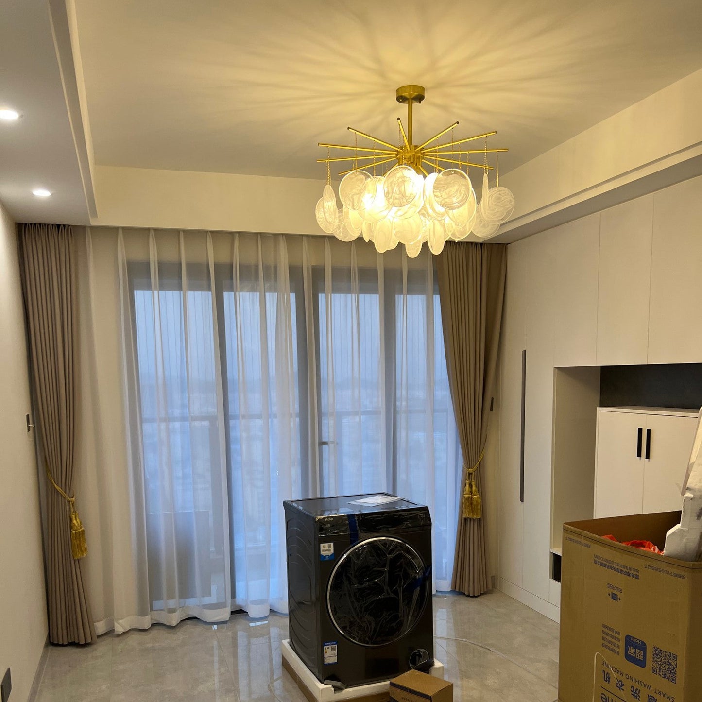 Nimbus Cloud Glass Chandelier