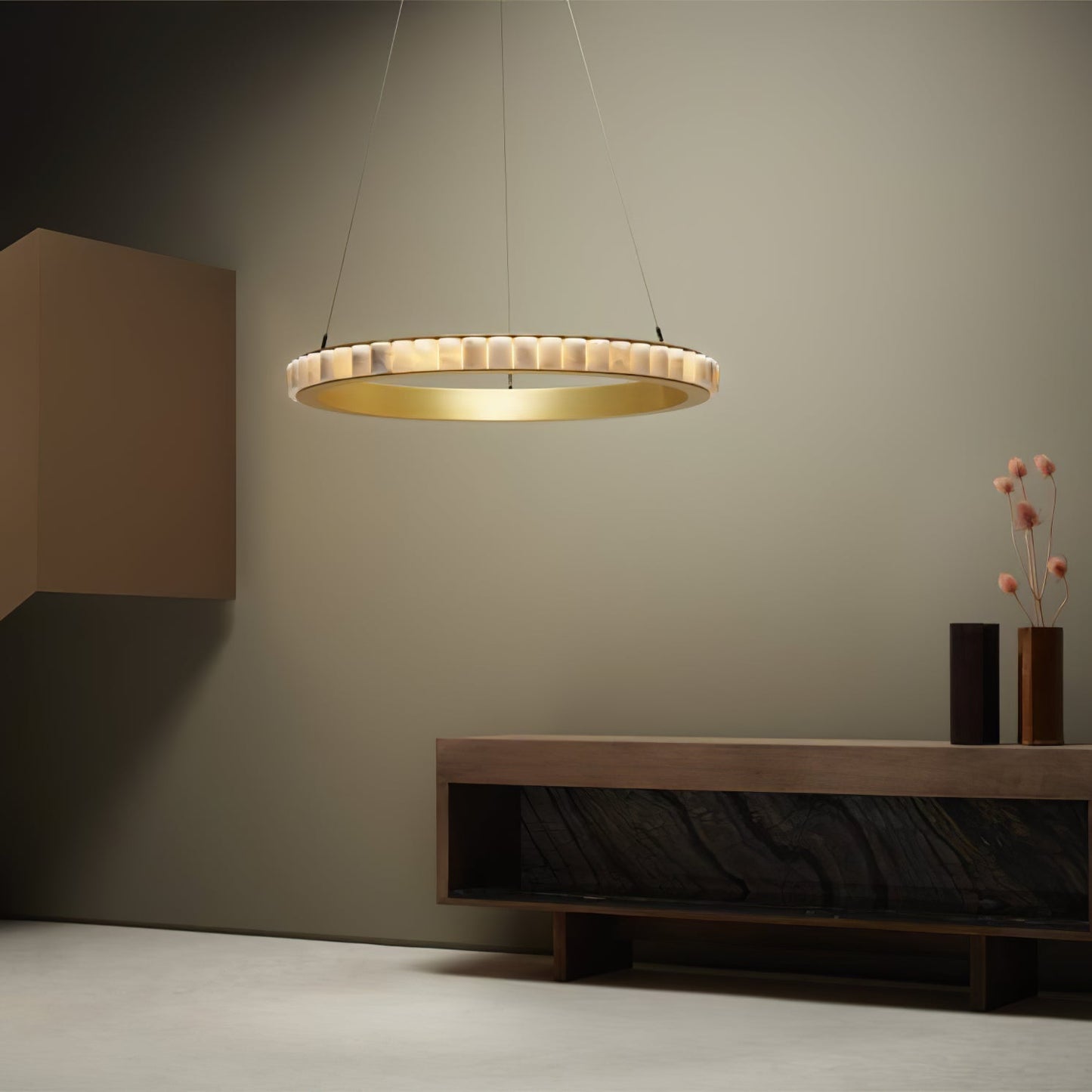 Avalon alabaster Chandelier