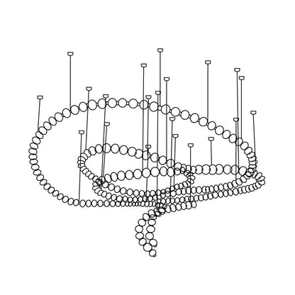 Pearl Necklace Chandelier