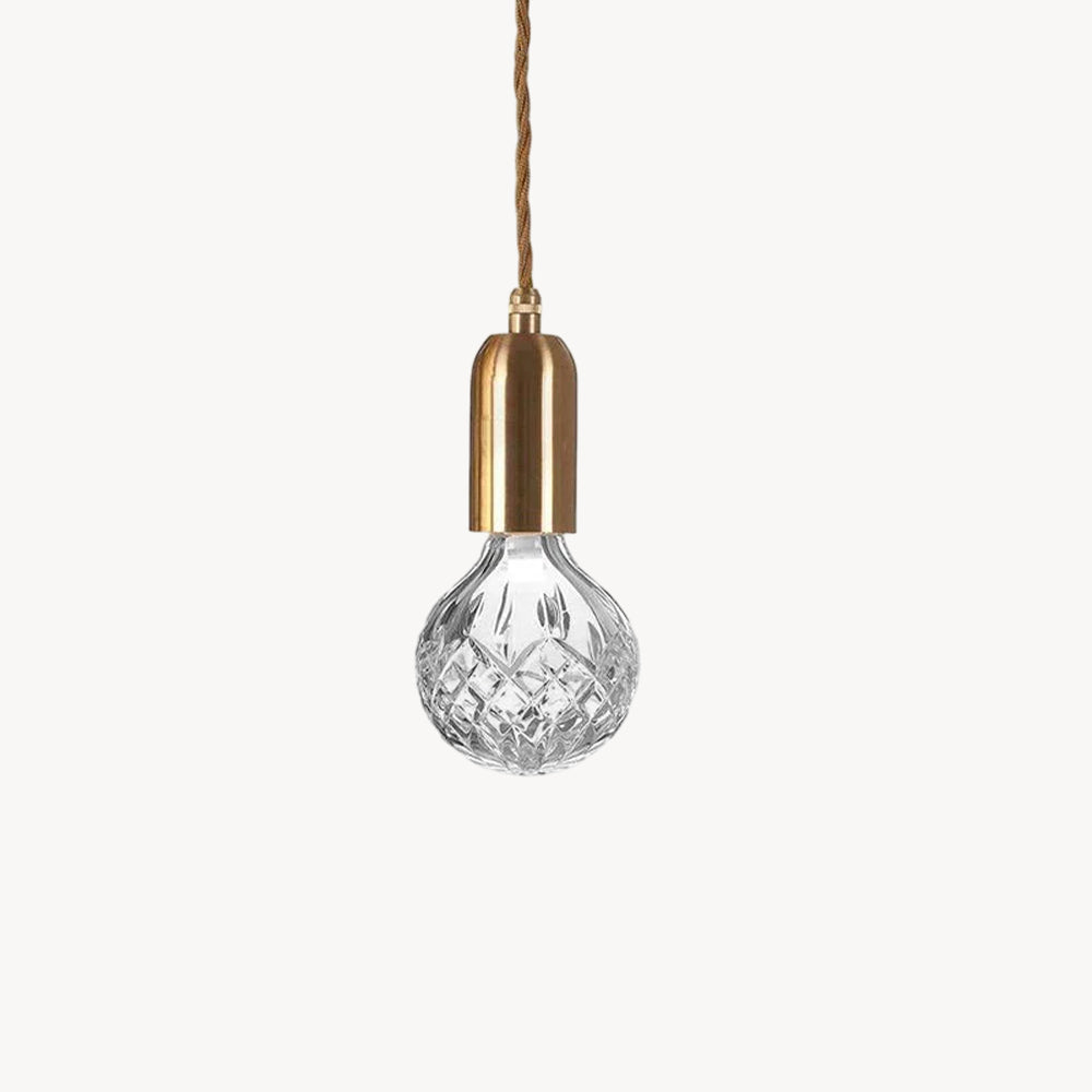 Crystal Bulb Pendant Light