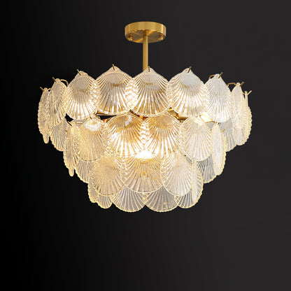 Shell Glass chandelier