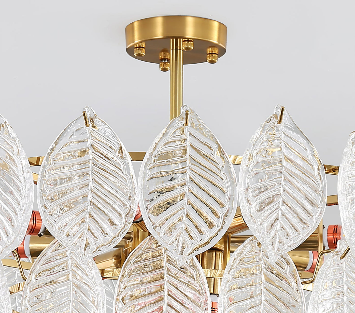 Leaf Glass Chandelier