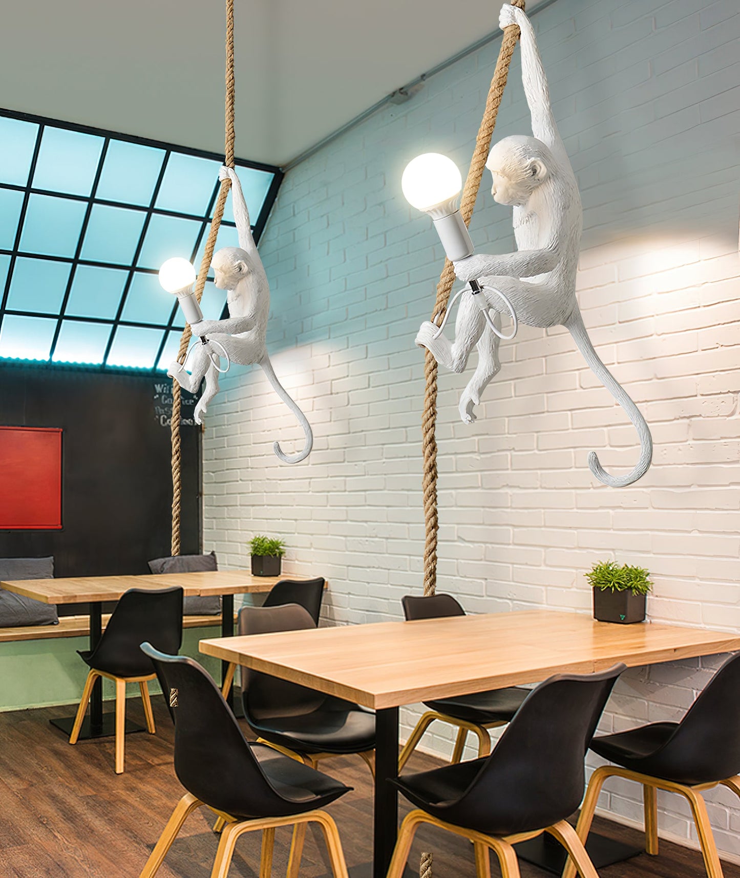 Monkey Pendnant Lamp