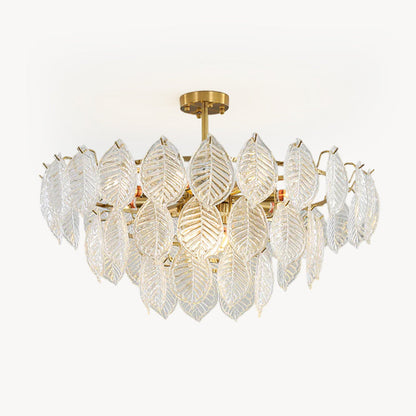 Leaf Glass Chandelier