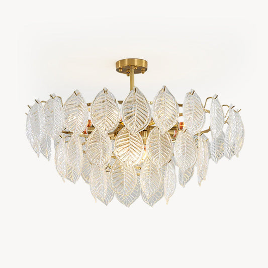 Leaf Glass Chandelier