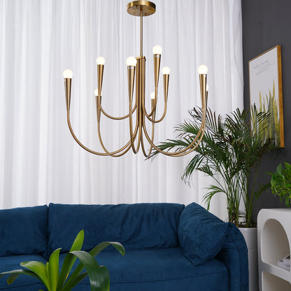 Swoop Arm Chandelier