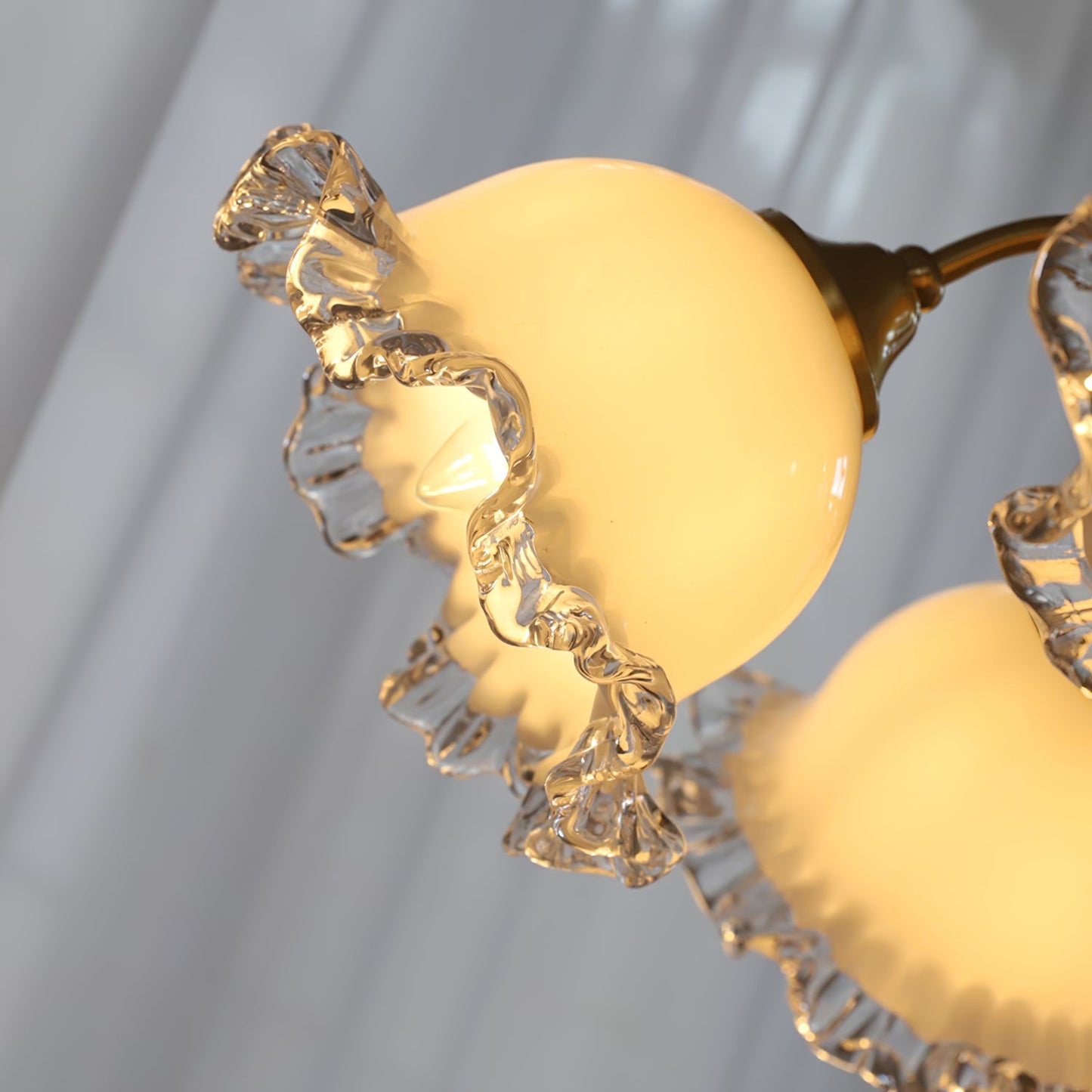 Floral Glass Chandelier