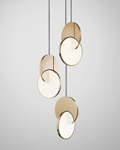 Double Circle Pendant Light